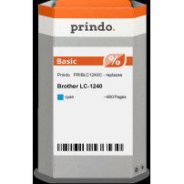 compatibile con Brother LC1240C ciano  Prindo Basic ciano Cartuccia d'inchiostro