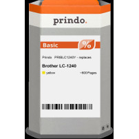 compatibile con Brother LC1240Y giallo  Prindo Basic giallo Cartuccia d'inchiostro
