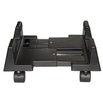 PORTA COMPUTER CON RUOTE REGOLABILE NERO