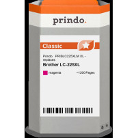 compatibile con Brother LC225XLM magenta  Prindo Classic XL magenta Cartuccia d'inchiostro