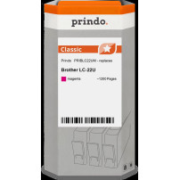 compatibile con Brother LC22UM magenta  Prindo Classic magenta Cartuccia d'inchiostro