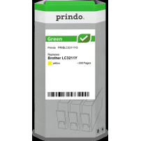 compatibile con Brother LC3211Y giallo  Prindo Green giallo Cartuccia d'inchiostro