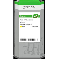 compatibile con Brother LC3213Y giallo  Prindo Green XL giallo Cartuccia d'inchiostro