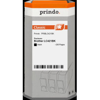 compatibile con Brother LC421BK nero  Prindo Classic nero Cartuccia d'inchiostro