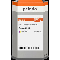 compatibile con Canon CL-38 differenti colori (2146B001)  Prindo Basic differenti colori Cartuccia d'inchiostro