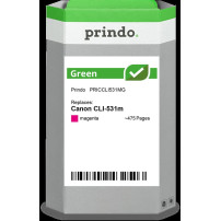 compatibile con Canon CLI-531m magenta (6120C001)  Prindo Green magenta Cartuccia d'inchiostro