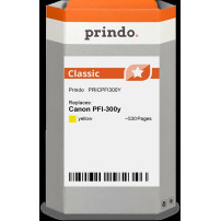 compatibile con Canon PFI-300y giallo (4196C001)  Prindo Classic giallo Cartuccia d'inchiostro
