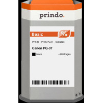 compatibile con Canon PG-37 nero (2145B001)  Prindo Basic nero Cartuccia d'inchiostro