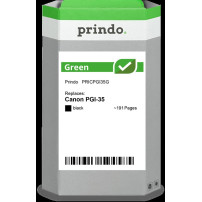 compatibile con Canon PGI-35 nero (1509B001)  Prindo Green nero Cartuccia d'inchiostro