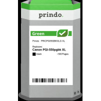 compatibile con Canon PGI-550pgbk XL nero (6431B001)  Prindo Green XL nero Cartuccia d'inchiostro