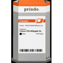 compatibile con Canon PGI-580pgbk XL nero (2024C001)  Prindo Classic XL nero Cartuccia d'inchiostro
