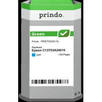 compatibile con Epson 603XL ciano  Prindo Green XL ciano Cartuccia d'inchiostro