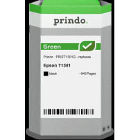 compatibile con Epson T1301 XL nero  Prindo Green XL nero Cartuccia d'inchiostro