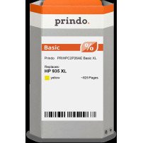 compatibile con HP 935 XL giallo  Prindo Basic XL giallo Cartuccia d'inchiostro