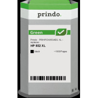 compatibile con HP 932 XL nero  Prindo Green XL nero Cartuccia d'inchiostro