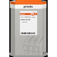 compatibile con Brother TZe-261  Prindo Basic Nastro Nero su bianco