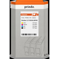 compatibile con Brother LC-1100  Prindo Classic Multipack nero / ciano / magenta / giallo