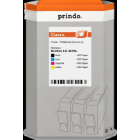compatibile con Brother LC-421XL  Prindo Classic XL Multipack nero / ciano / magenta / giallo