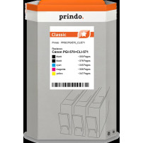 compatibile con Canon PGI-570+CLI-571  Prindo Classic Multipack nero / nero / ciano / magenta / giallo