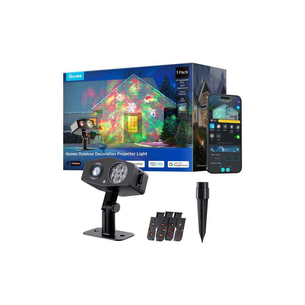 Govee H7071 Faretto luminoso intelligente Wi-Fi/Bluetooth
