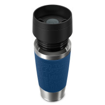EMSA Travel Mug Classic N2020300 tazza da viaggio 360 ml Nero, Blu, Acciaio inox Acciaio inox