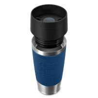 EMSA Travel Mug Classic N2020300 tazza da viaggio 360 ml Nero, Blu, Acciaio inox Acciaio inox
