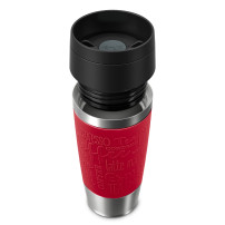EMSA Travel Mug Classic N2020400 tazza da viaggio 360 ml Nero, Rosso, Acciaio inox Acciaio inox