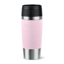 EMSA Travel Mug Classic 36 ml Rosa, Acciaio inox