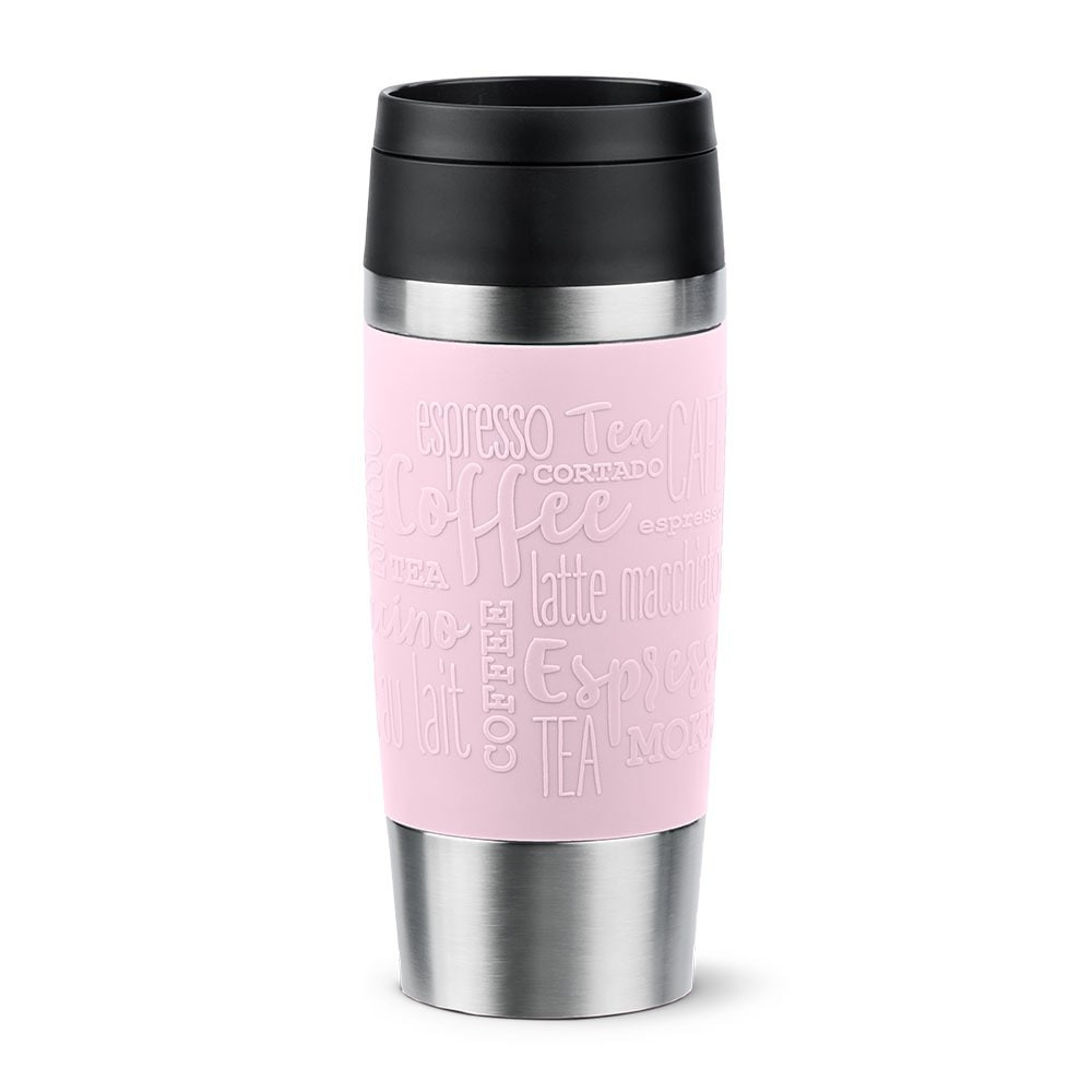 EMSA Travel Mug Classic 36 ml Rosa, Acciaio inox
