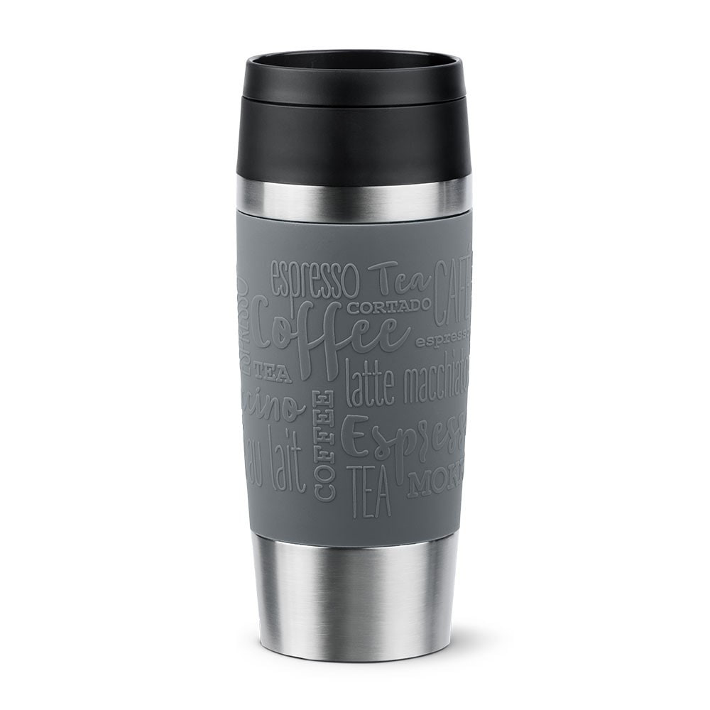 EMSA Travel Mug Classic 36 ml Grigio, Acciaio inox