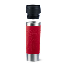 EMSA Travel Mug Classic N2022200 tazza da viaggio 500 ml Nero, Rosso, Acciaio inox Acciaio inox