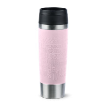 EMSA Travel Mug Classic Grande 500 ml Rosa, Acciaio inox