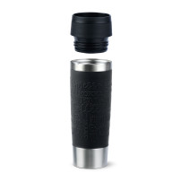 EMSA Travel Mug Classic N2022000 tazza da viaggio 500 ml Nero, Acciaio inox Acciaio inox