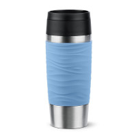EMSA Travel Mug Waves 36 ml Blu, Acciaio inox