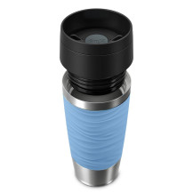 EMSA Travel Mug Waves 36 ml Blu, Acciaio inox