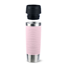 EMSA Travel Mug Waves Grande 500 ml Rosa, Acciaio inox