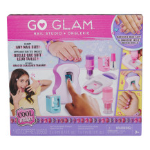 Cool Maker , GO GLAM, Macchina Decora Unghie, Decora 200 Unghie con 4 Motivi, 2 Applicatori di Smalto e Maschera per Unghie. Gio