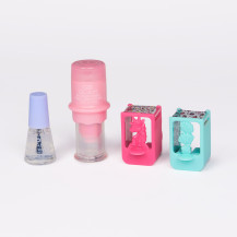 Cool Maker , GO GLAM, Ricarica per stampo per unghie con motivi di unicorni e sirene, kit per 80 unghie, giocattoli creativi per
