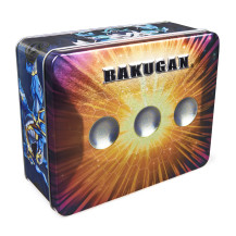 Bakugan , Baku-Tin, Sectanoid, pregiata scatola di latta da collezione con misterioso, carte collezionabili, giocattoli per bamb