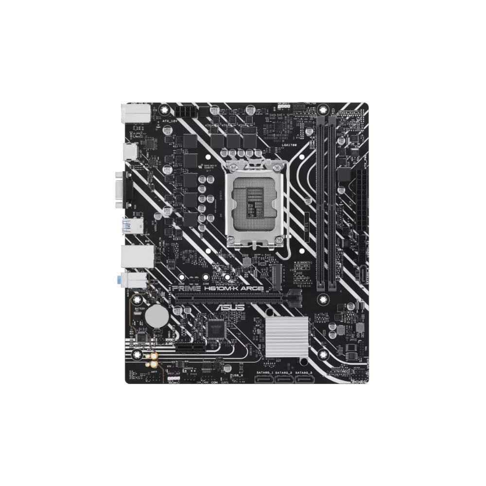 MB ASUS PRIME H610M-K ARGB S1700 D5 2D5 4S3 GBL M.2 U3.2 HDMI/VGA