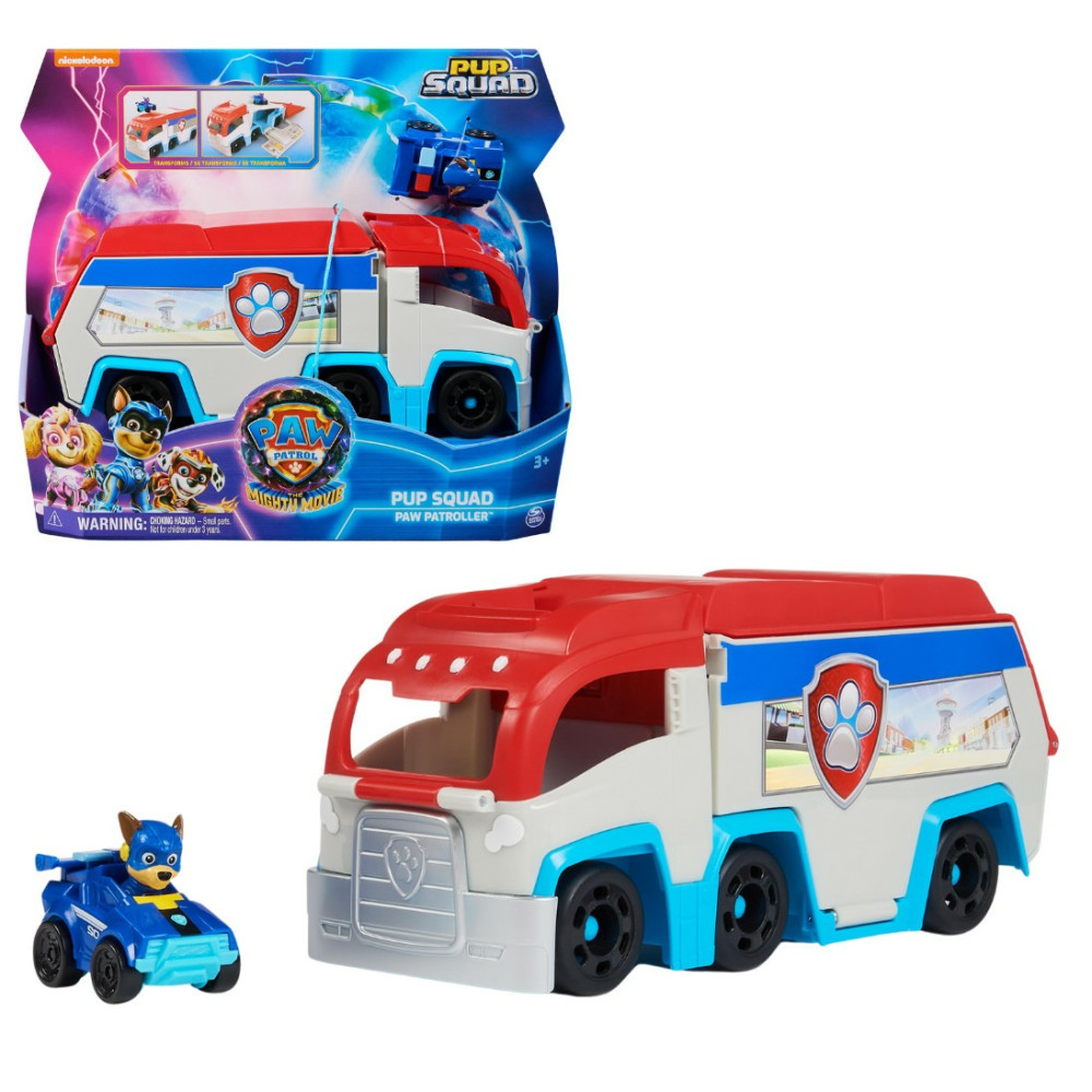 PAW Patrol , Paw Patroller Pup Squad, dal Super Film, Giochi per Bambini e Bambine, 3+ anni