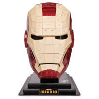 4D Build Kit di Modellismo 4D Marvel Iron Man - Puzzle 3D da 96 Pezzi Con Supporto, Elmo Decorativo da Tavolo per Adulti e Ragaz