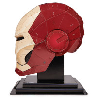4D Build Kit di Modellismo 4D Marvel Iron Man - Puzzle 3D da 96 Pezzi Con Supporto, Elmo Decorativo da Tavolo per Adulti e Ragaz