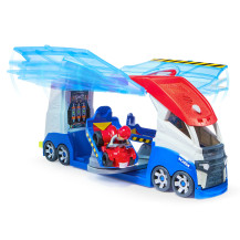 PAW Patrol , PAW Patroller trasformabile con lanciatore per veicoli, luci e suoni, personaggio di Ryder e quad giocattolo, Gioca