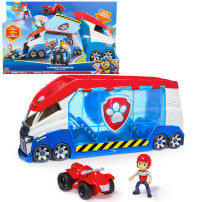 PAW Patrol , PAW Patroller trasformabile con lanciatore per veicoli, luci e suoni, personaggio di Ryder e quad giocattolo, Gioca