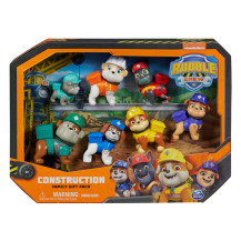 Rubble & Crew , Confezione Regalo, set con 7 personaggi da collezione, giocattoli per bambini e bambine dai 3 anni in su