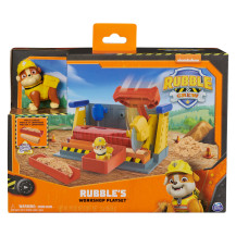 Rubble & Crew , Officina di Rubble, giocattoli da costruzione con sabbia e personaggio di Rubble, giocattoli per bambini e bambi
