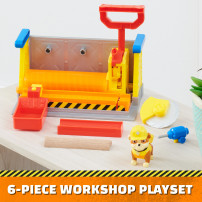 Rubble & Crew , Officina di Rubble, giocattoli da costruzione con sabbia e personaggio di Rubble, giocattoli per bambini e bambi