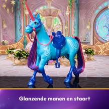 Unicorn Academy , Unicorno River, 2 accessori per l'equitazione, Alto 28 cm, Compatibile con la bambola di Isabel, Bambole e Uni