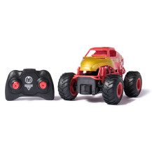 Monster Jam , Veicolo Monster Truck Marvel Iron Man RC, in Scala 1:24, Giocattoli per Bambini e Bambine, 3+ Anni